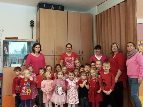 Růžovo - červený Valentýn