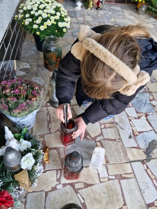 Návštěva hřbitova