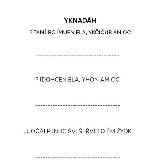 Den naruby v ŠD