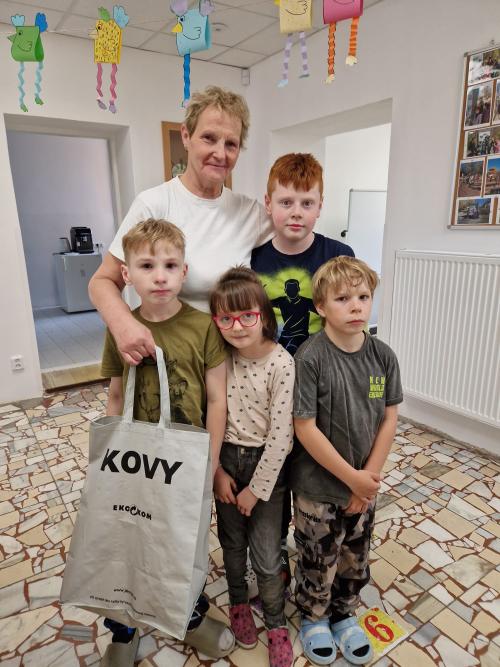 Třídění kovů v naší obci