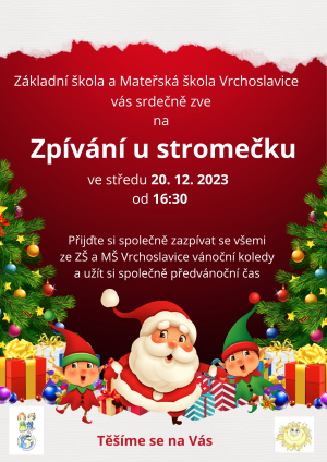 zpívání u stromečku